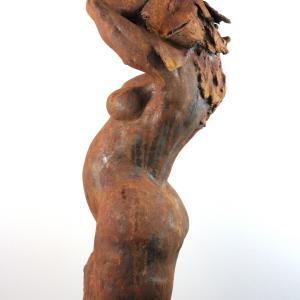 la fée: grès oxydation à froid H171x30x30 cm