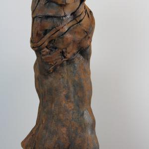 Le Turban: grès oxydé H48x22x20 cm